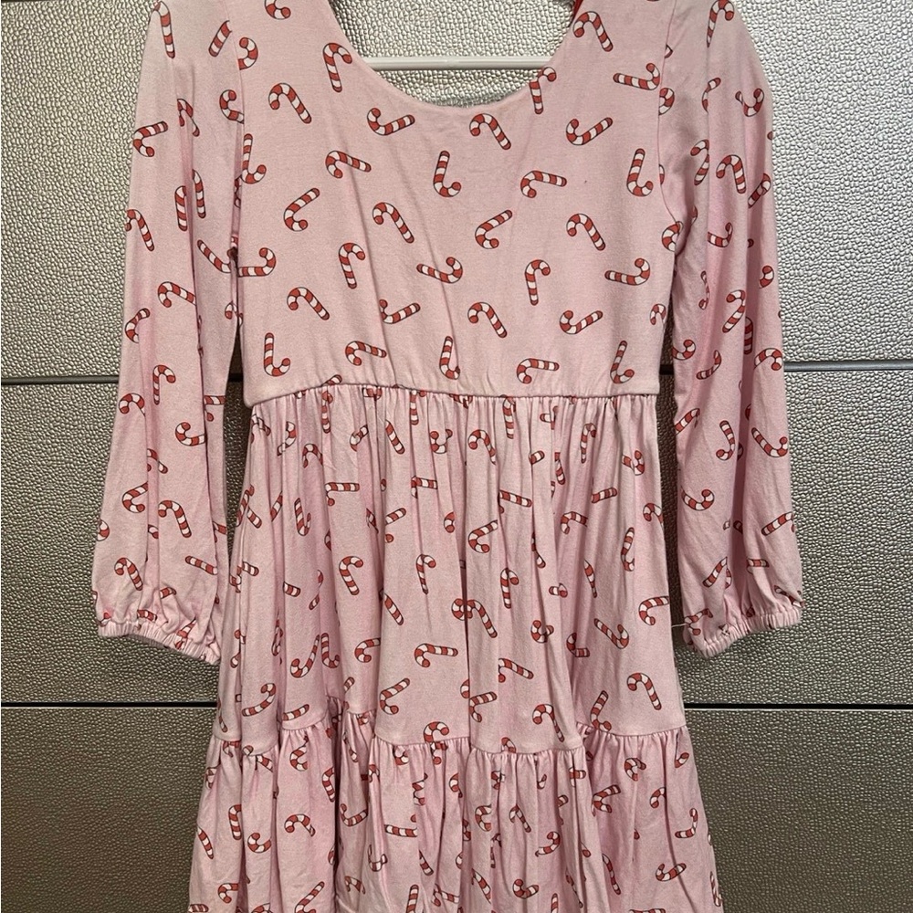 4T Love and Grow Candy Cane twirl dress